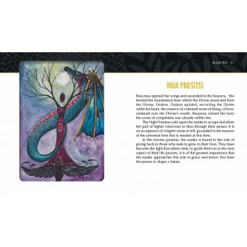 Ravyness Drakon Tarot kortos Schiffer Publishing